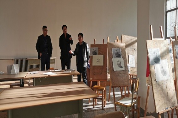 教务处吕磊处长一行来我院检查指导工作